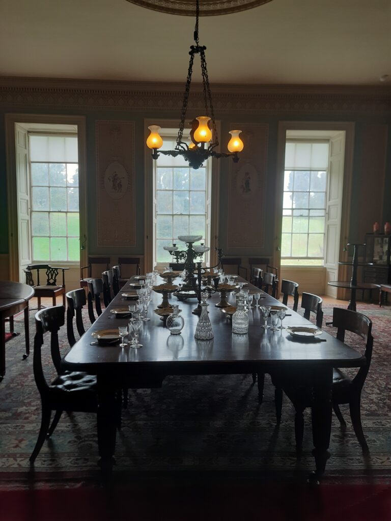 CALKE ABBEY DINING ROOM VIEW