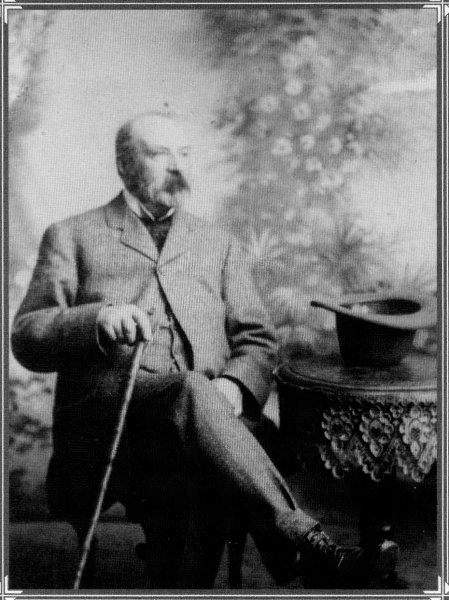 Photo of famous Peter Spicer Victorian Taxidermist